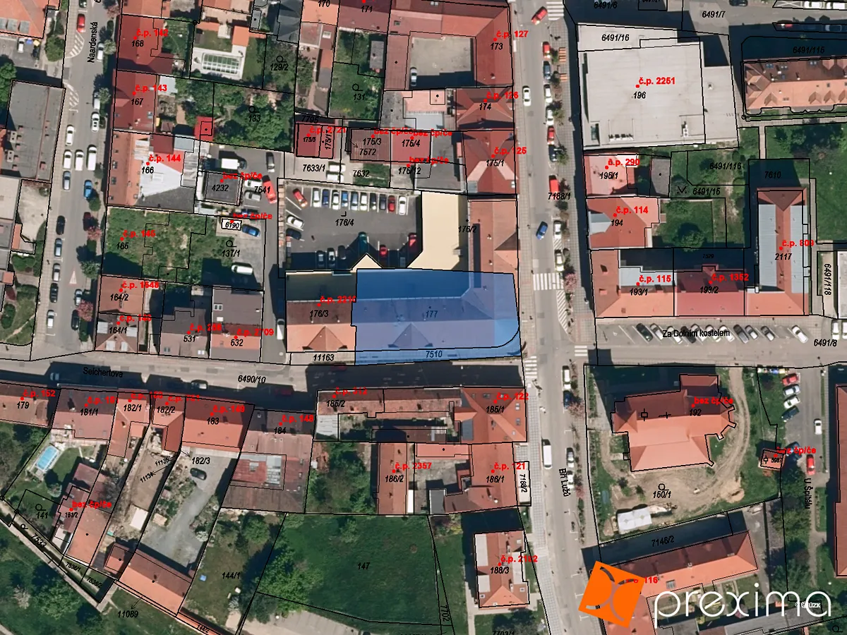 Prodej podílu 37/3400 stavebního pozemku 10 m²